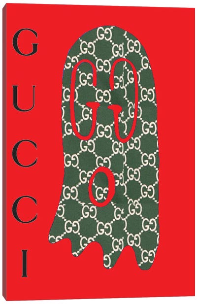 Gucci Boo Canvas Art Print - Julie Schreiber