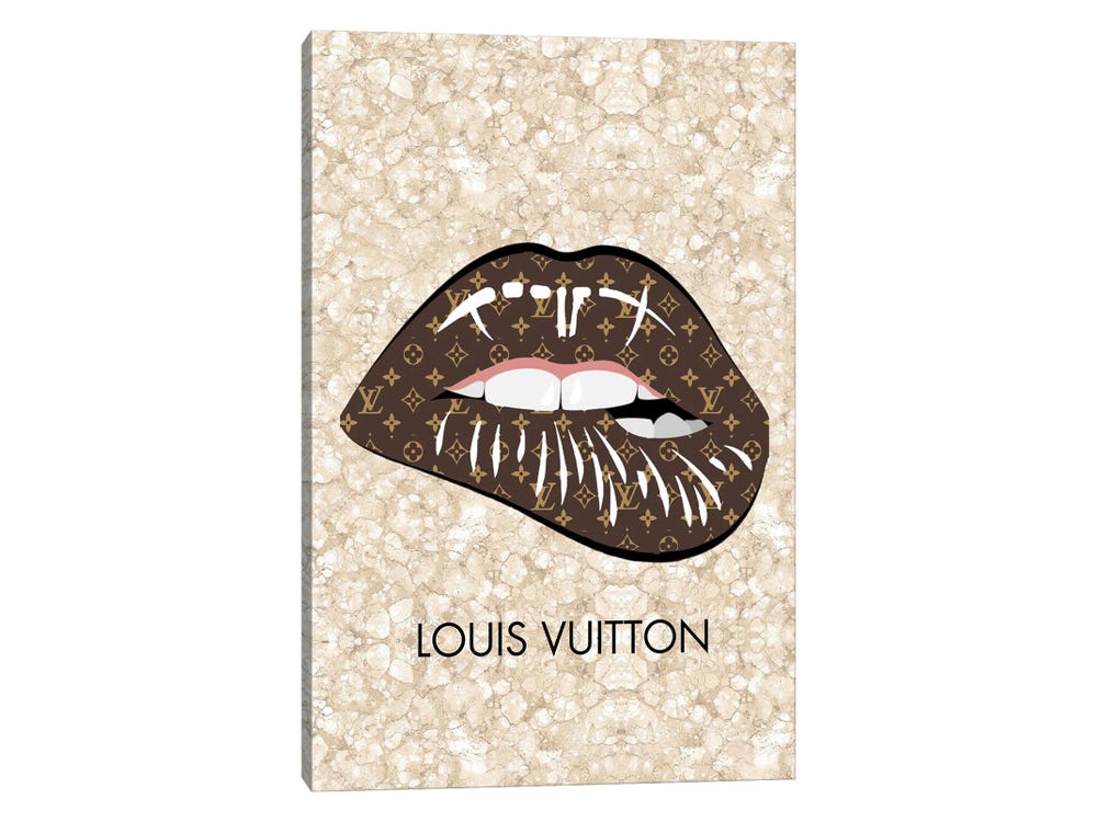 Louis Vuitton Black And White Canvas Print, Julie Schreiber