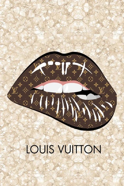 Louis Vuitton: Louis Vuitton Lips by Julie Schreiber