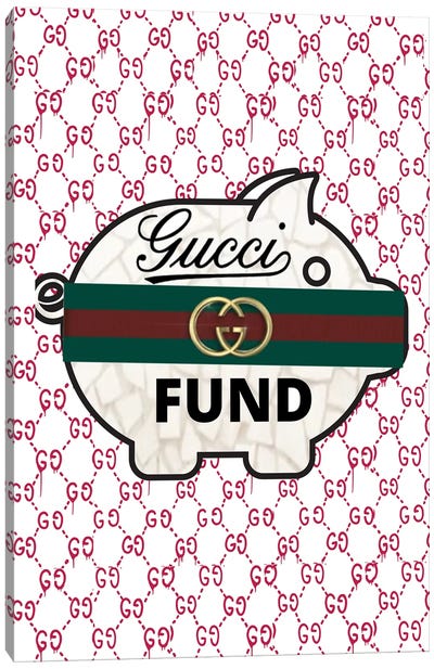 Gucci Fund Canvas Art Print - Julie Schreiber