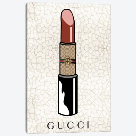 Gucci Lipstick Canvas Print #JUE39} by Julie Schreiber Canvas Print