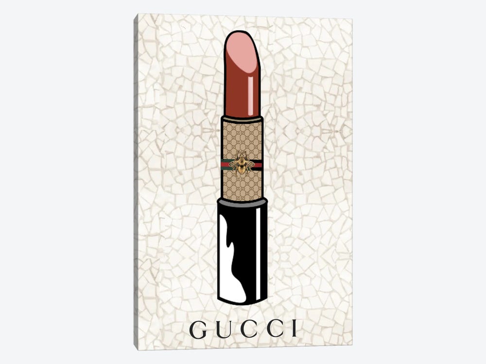 Gucci Lipstick by Julie Schreiber 1-piece Art Print