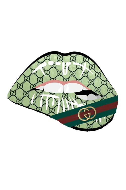 Gucci Banner Lips