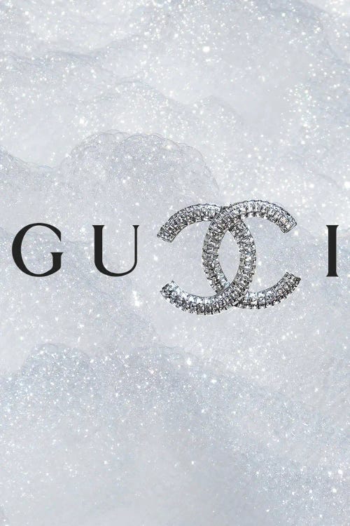 Gucci Chanel Logo Art Print By Julie Schreiber | Icanvas