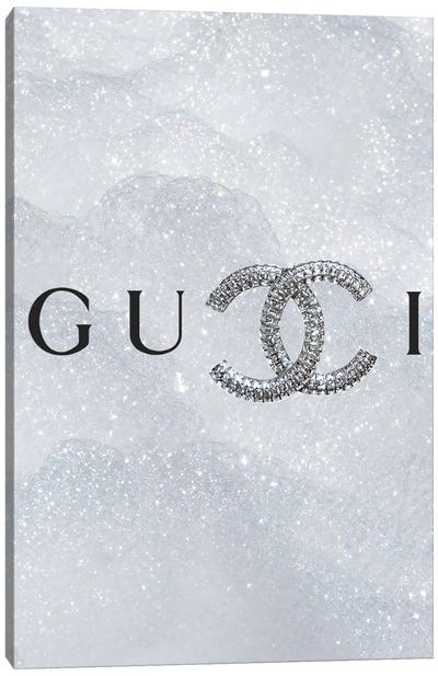 Gucci Chanel Logo Canvas Art Print - Julie Schreiber
