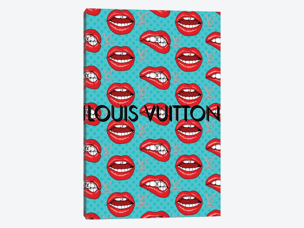 Louis Vuitton Teeth by Julie Schreiber 1-piece Canvas Art Print