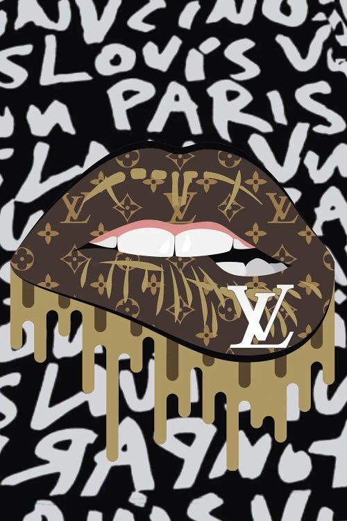 Louis Vuitton Graffiti Lips