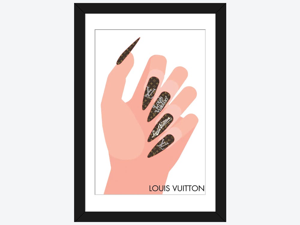 ☆Nail Art Couture☆ !: Louis Vuitton Spring 2012 RTW Inspired Nail Art