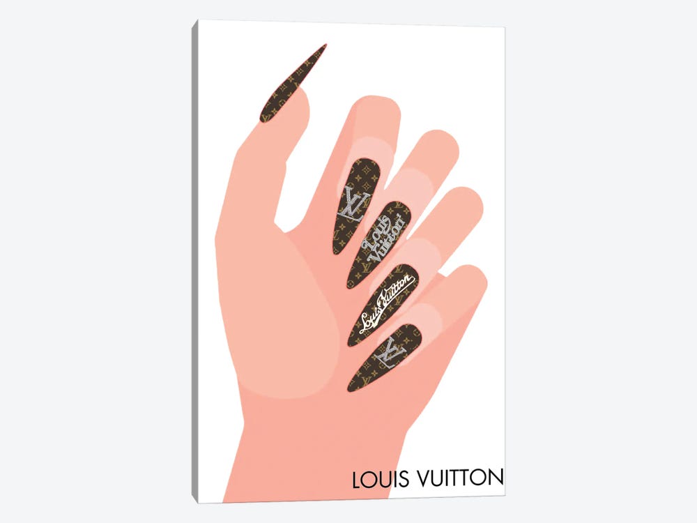 Louis Vuitton Nails by Julie Schreiber 1-piece Art Print