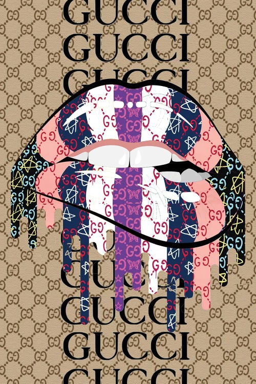 Gucci Logo Drip SVG - Gravectory