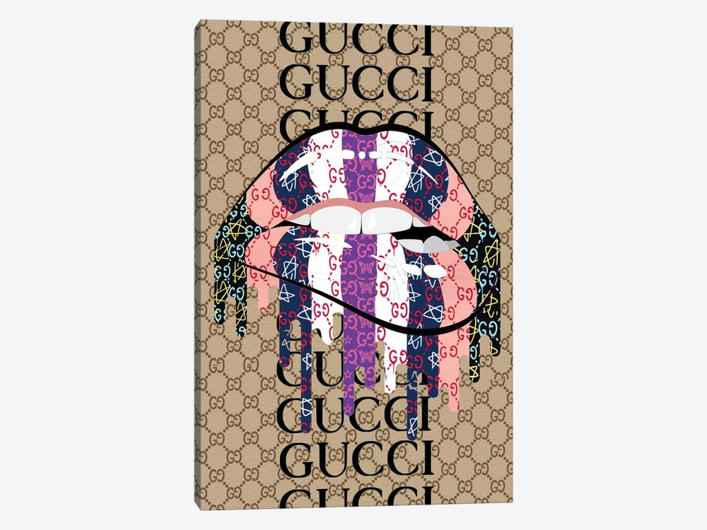 Gucci Lips Fashion Wall Art – Housemadegifts