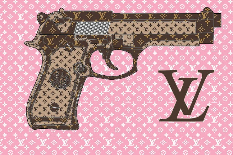 Louis Vuitton Gun by Julie Schreiber wall art