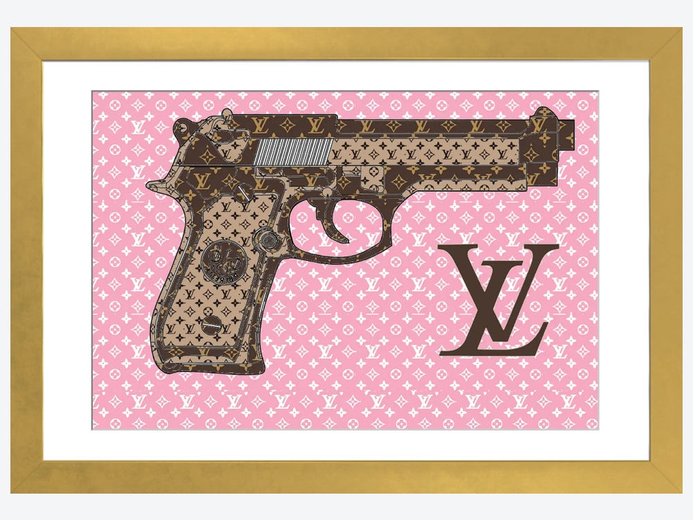 Julie Schreiber Canvas Wall Decor Prints - Louis Vuitton Revolver ( Fashion > Fashion Brands > Louis Vuitton art) - 26x40 in