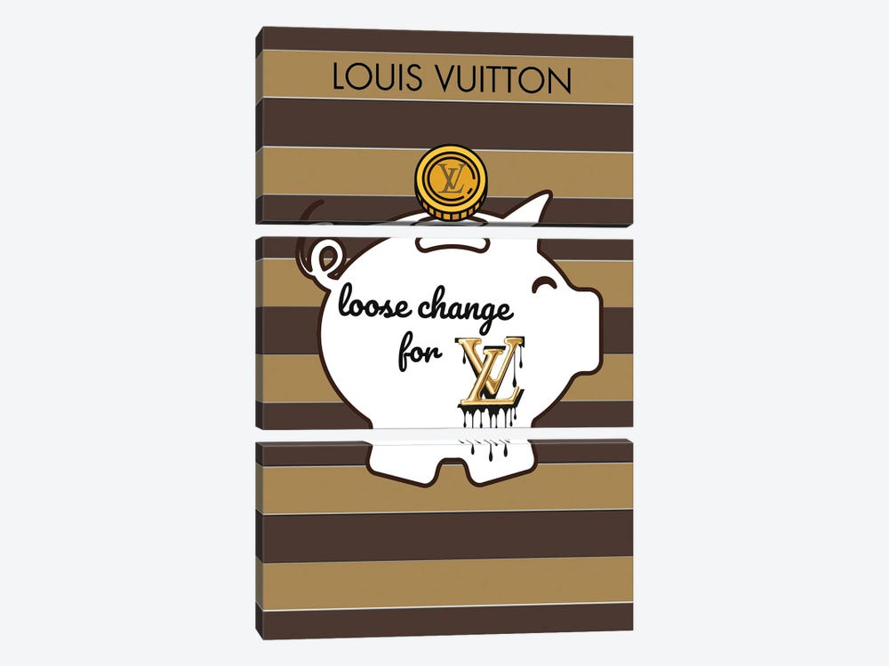 Louis Vuitton Fund by Julie Schreiber 3-piece Canvas Art Print