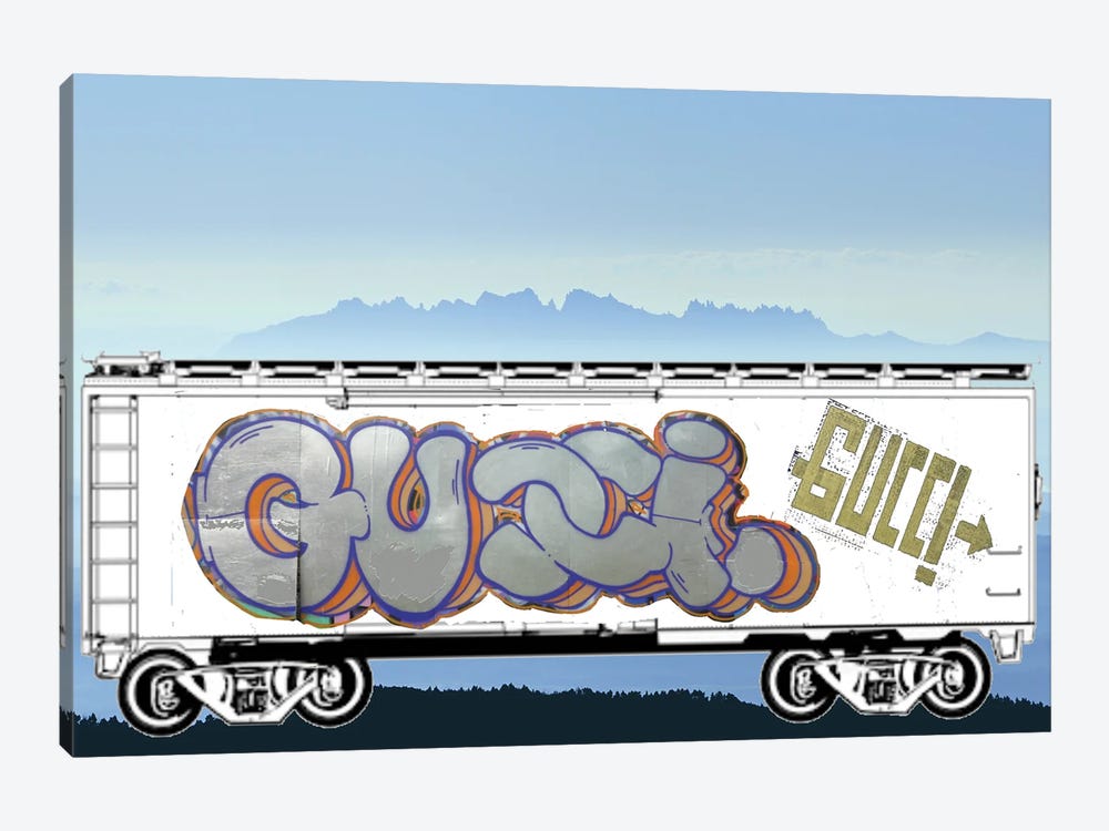 Gucci Graffiti by Julie Schreiber 1-piece Canvas Art Print