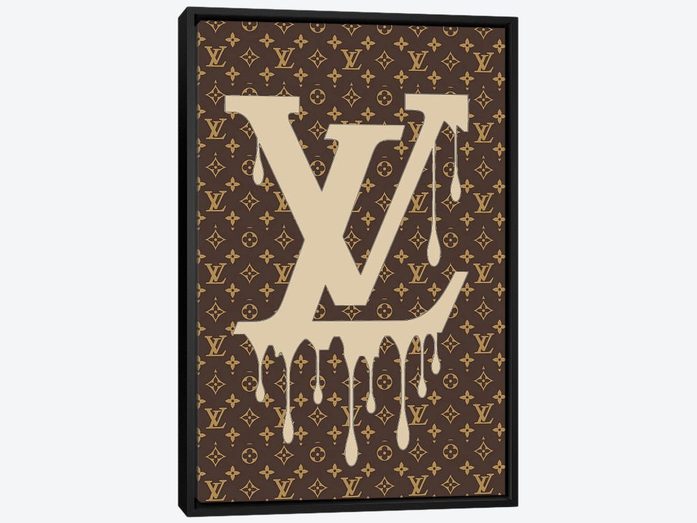 Louis Vuitton Logo Need Money For Lou - Canvas Print