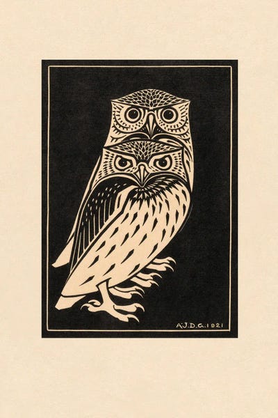 Two Owls, 1921
