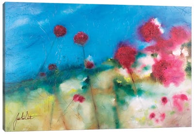 Fields of Joy III Canvas Art Print - Julie Ann Scott