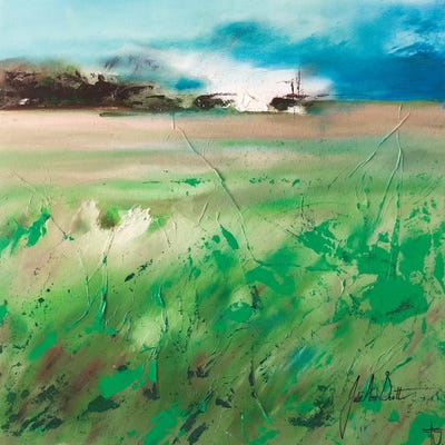 Fields of Joy IV by Julie Ann Scott canvas print