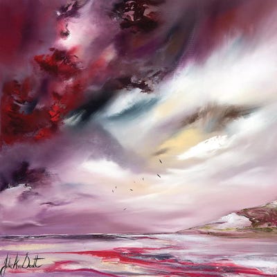 A Ruby Shore  by Julie Ann Scott framed canvas print