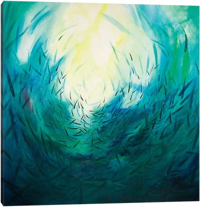 Seas of Tranquility I Canvas Art Print - Julie Ann Scott