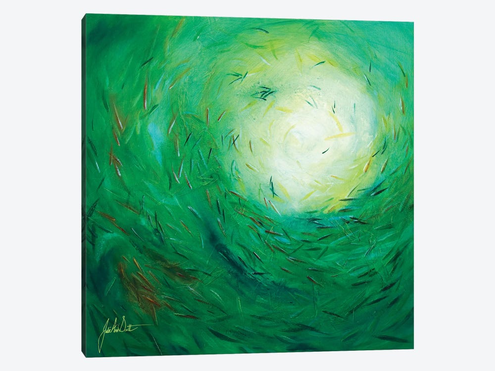 Seas of Tranquility III by Julie Ann Scott 1-piece Canvas Print