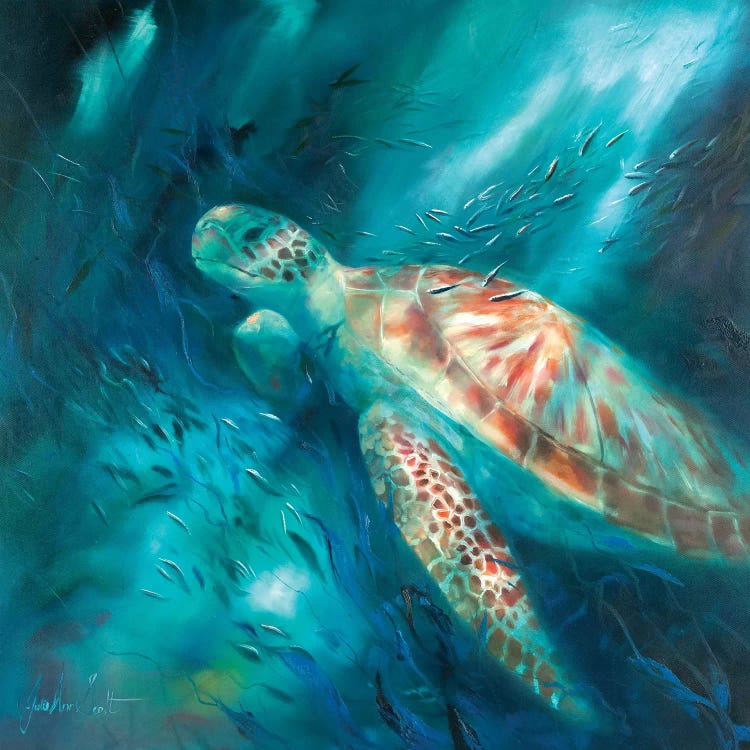 Seas of Tranquility VI by Julie Ann Scott wall art