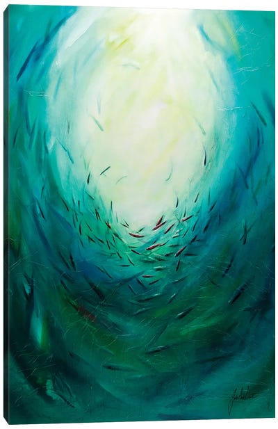 Tides of Peace III Canvas Art Print - Julie Ann Scott