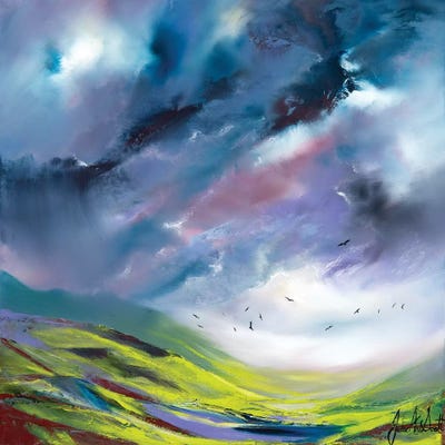 An English Storm by Julie Ann Scott canvas print