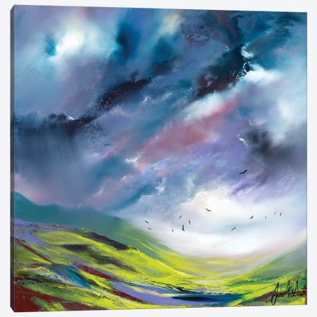 An English Storm Canvas Print #JUI5} by Julie Ann Scott Canvas Artwork