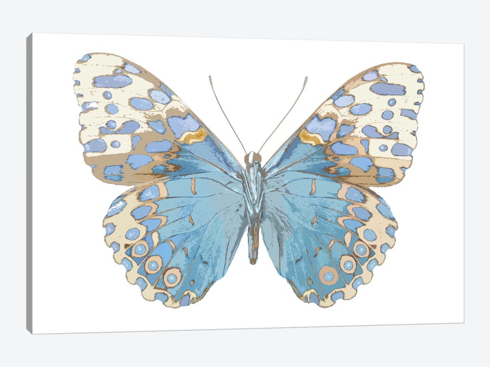 Butterfly With Indigo by Julia Bosco 1-piece Art Print
