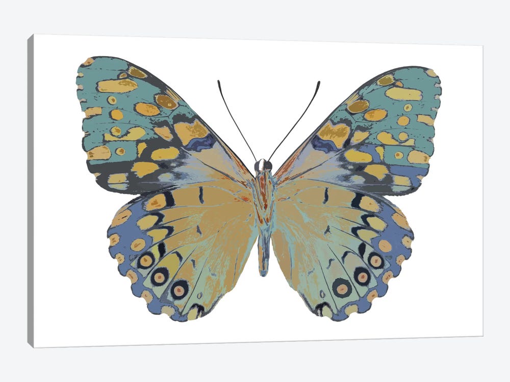 Butterfly In Amethyst II by Julia Bosco 1-piece Canvas Art