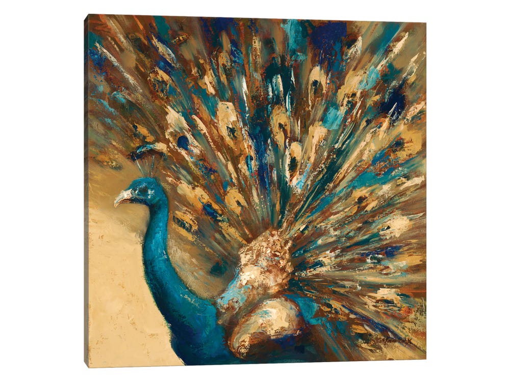 Set of 2 Peacock Theme Canvas Painting for Home Décor Framed Paintings —  ART STREET