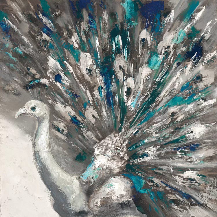 Proud Peacock II by Julianne Marcoux wall art