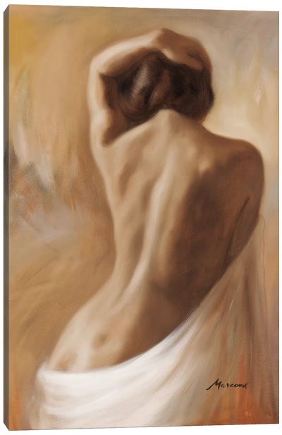 Figurative One Canvas Art Print - Nude Art