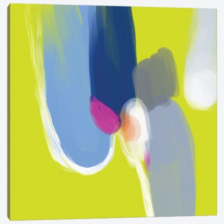 Lime Spritz Canvas Print #JUR43} by JUURI Art Print