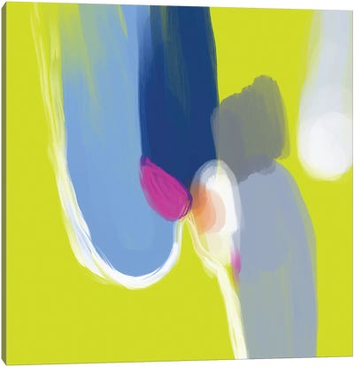 Lime Spritz Canvas Art Print - JUURI