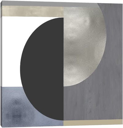 Balanced II Canvas Art Print - Silver Art