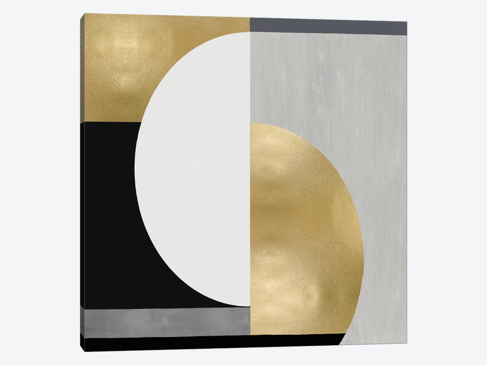Balanced in Gold I by Justin Thompson 1-piece Canvas Wall Art