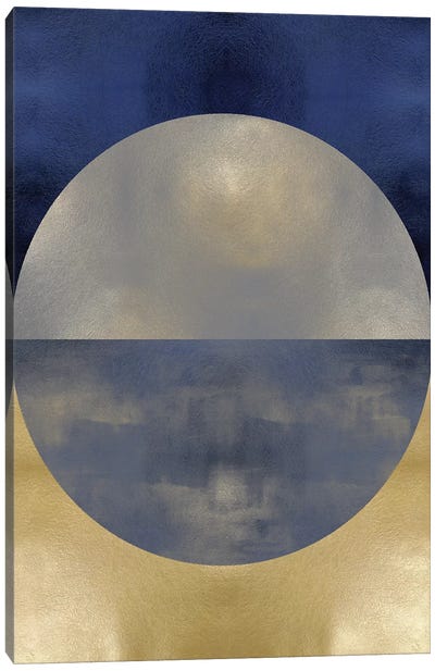 Blue Sphere I Canvas Art Print - Ahead of the Curve