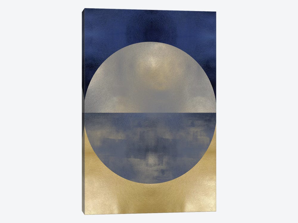Blue Sphere I by Justin Thompson 1-piece Canvas Art Print