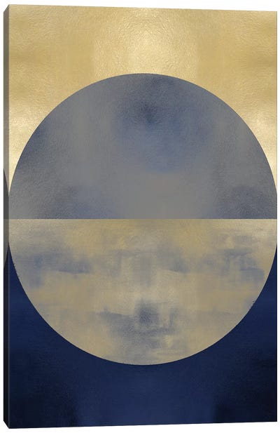 Blue Sphere II Canvas Art Print - Ahead of the Curve