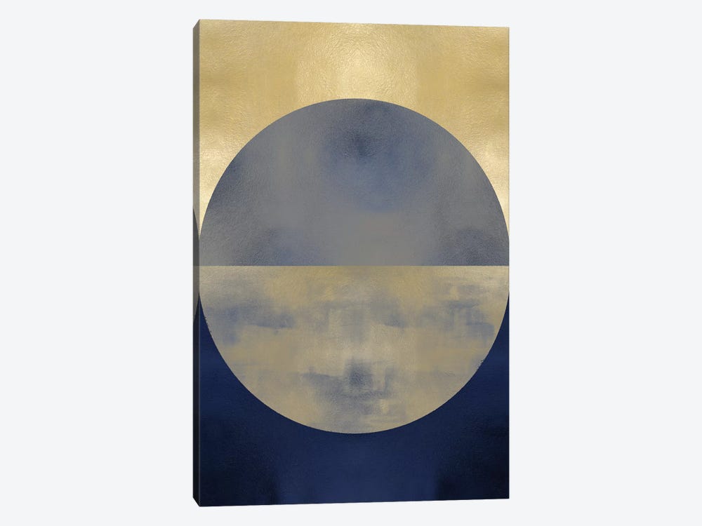 Blue Sphere II by Justin Thompson 1-piece Canvas Art