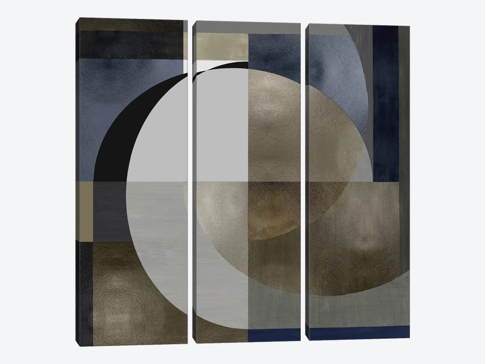 Meld III by Justin Thompson 3-piece Canvas Wall Art
