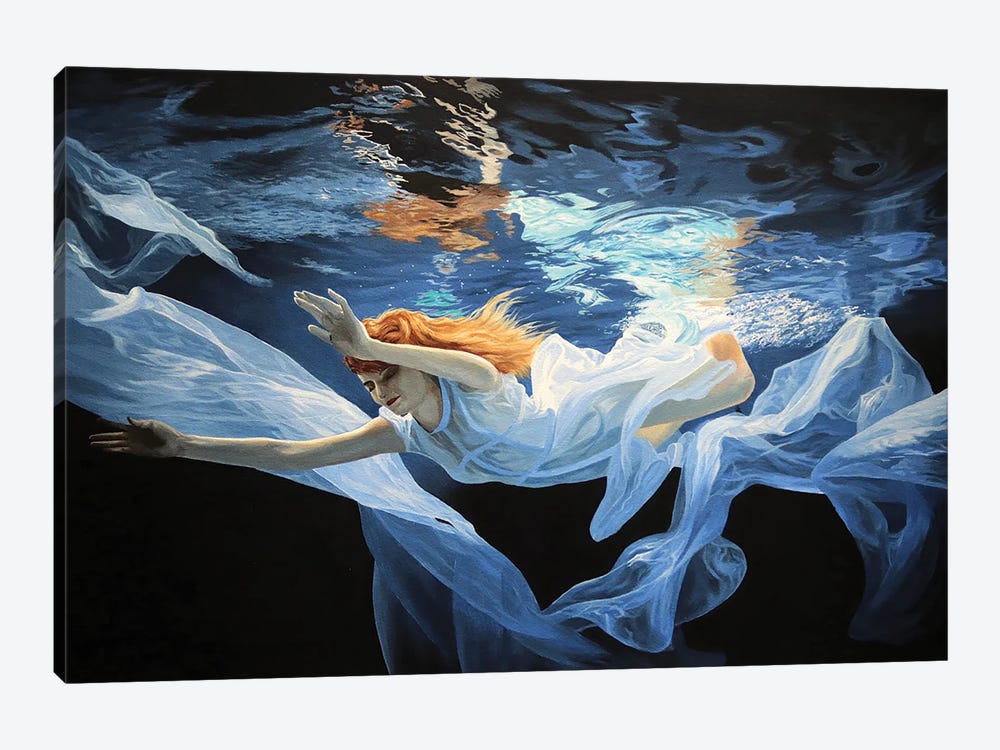 Aquatic Dreams by Julian Wheat 1-piece Canvas Art Print