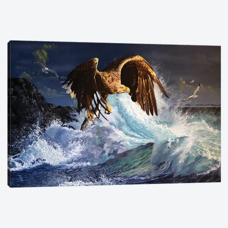 Pacific Storm Canvas Print #JUW42} by Julian Wheat Canvas Artwork