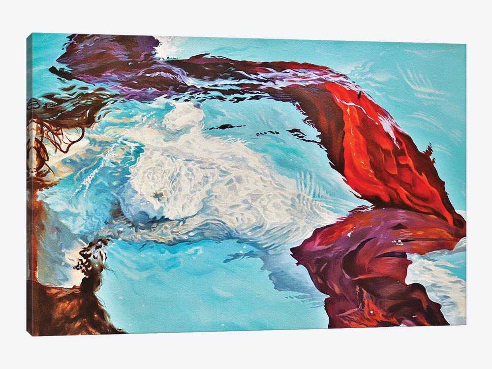 Aquatic Forms by Julian Wheat 1-piece Canvas Art Print
