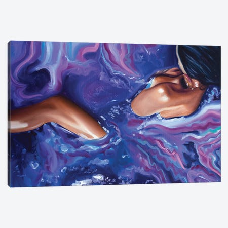 Purple I Canvas Print #JUY15} by Julia Ryan Canvas Art