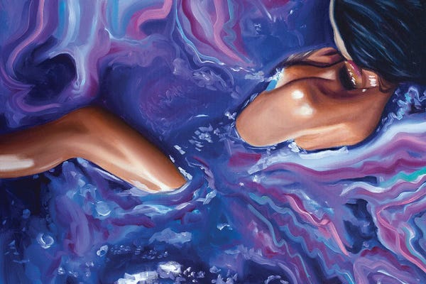 Blue: Purple I by Julia Ryan