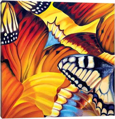 First Day Of School Butterflies Canvas Art Print